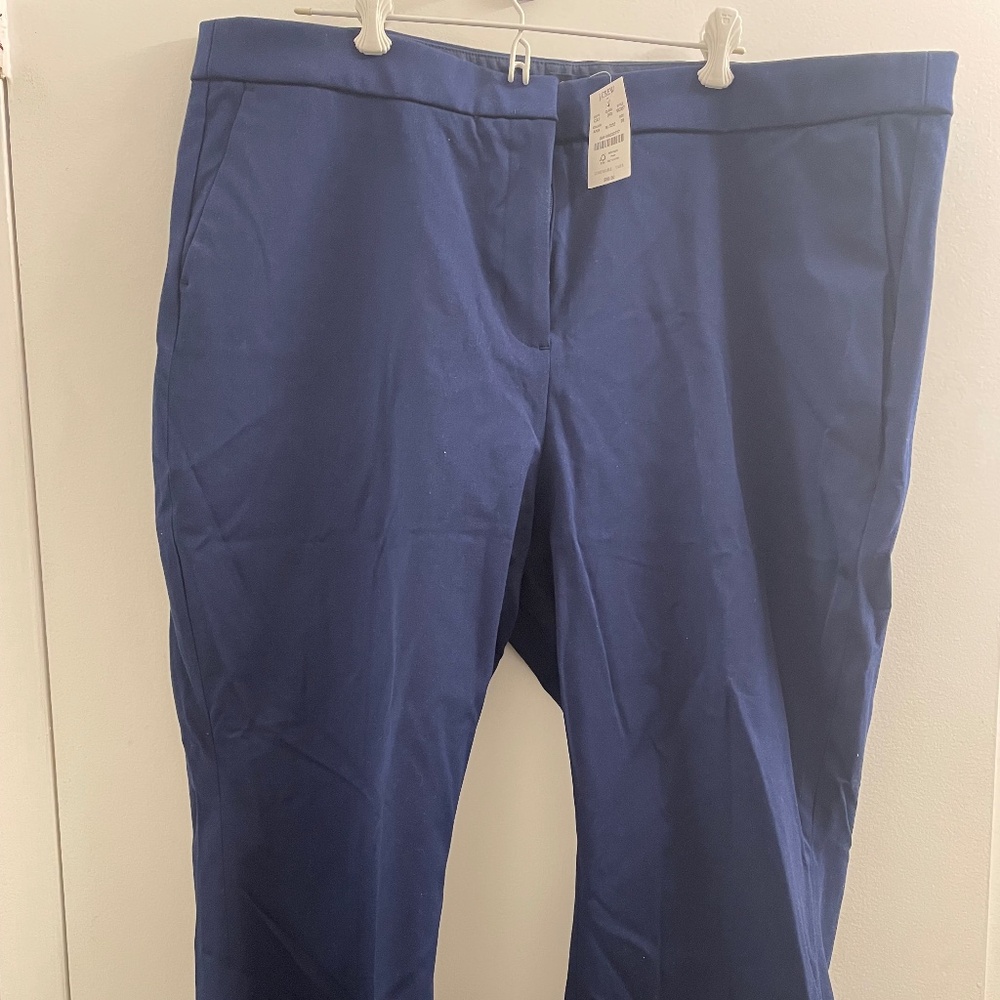 Jcrew Blue Flare Leg pants (new!)